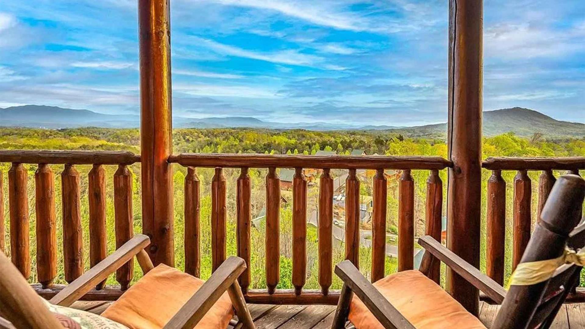 Вилла New Majestic 5 Star Amazing View, Pool, Hot Tub! Пиджен-Фордж Экстерьер фото